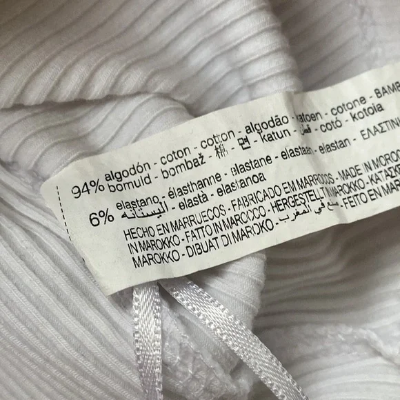 Zara Ribbed Off the Shoulder Cropped Top - Picture 5 of 5